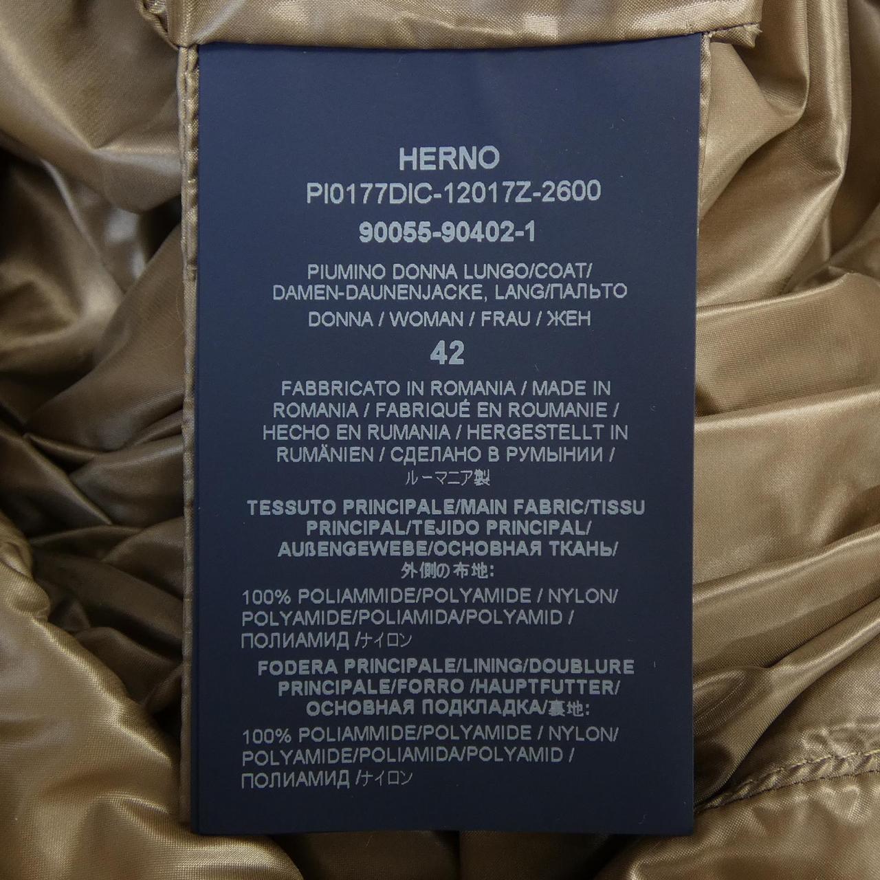 ヘルノ Herno PI0177DIC 12017Z ダウンコート