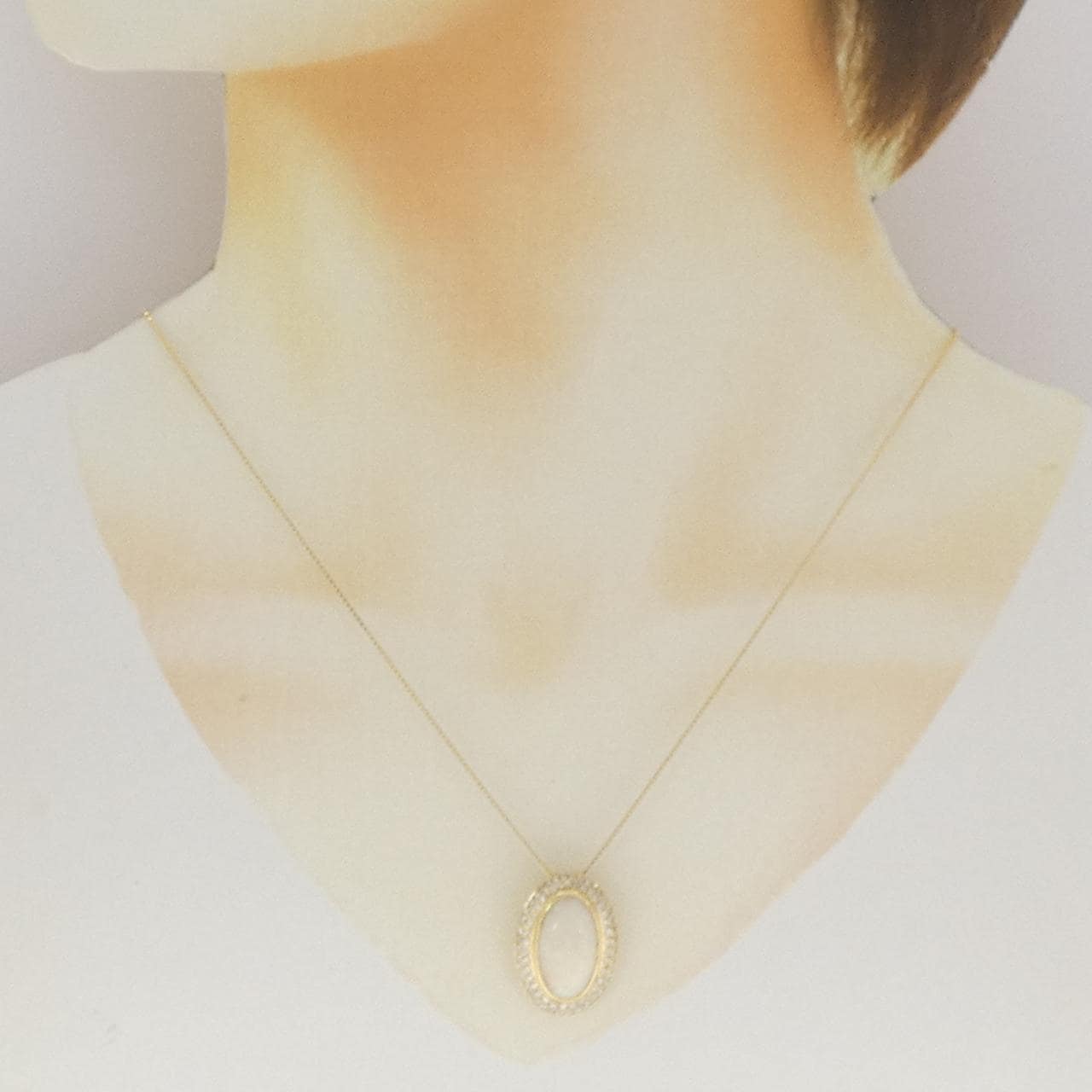 K18YG オパール ネックレス 4.20CT