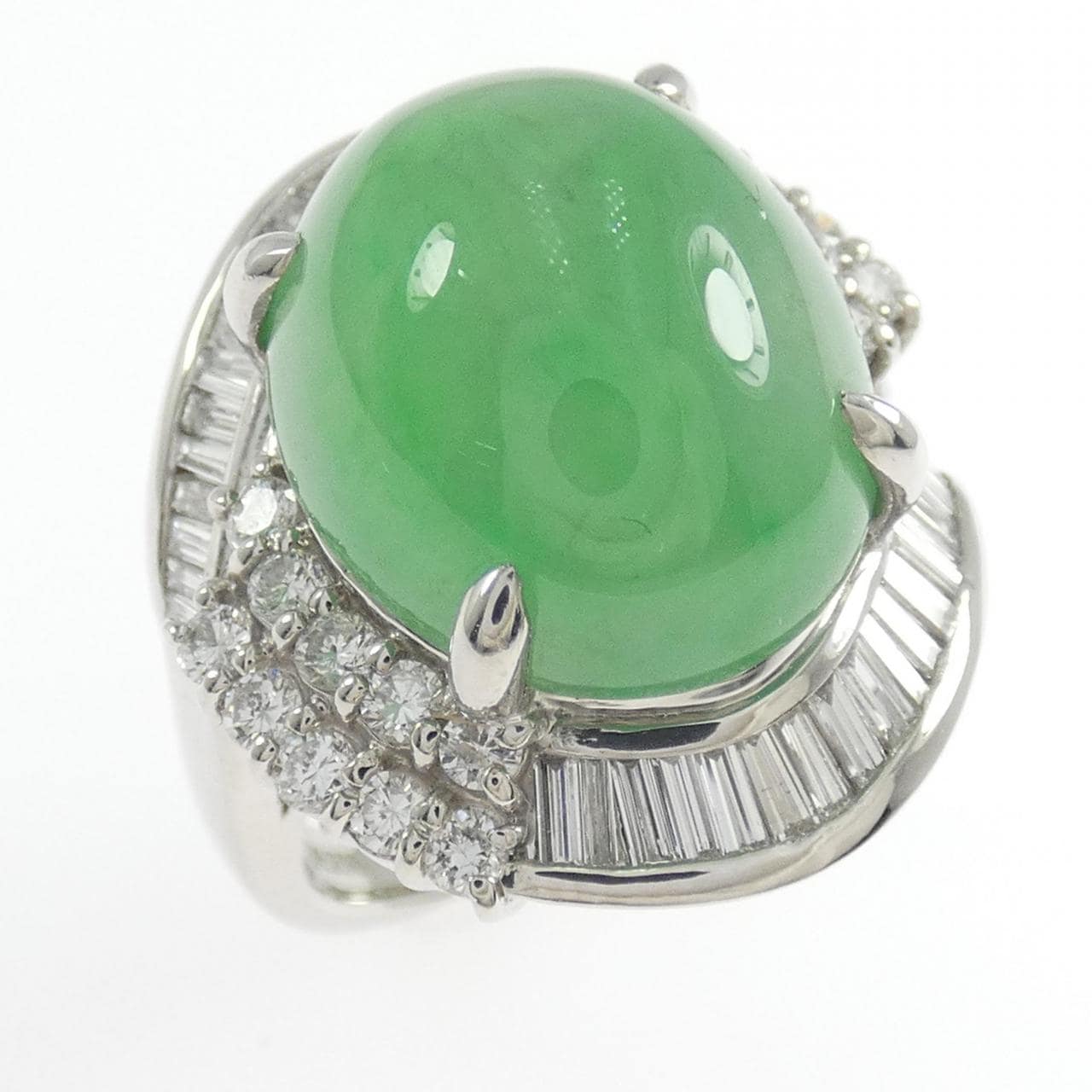 PT900 ヒスイ リング 15.87CT