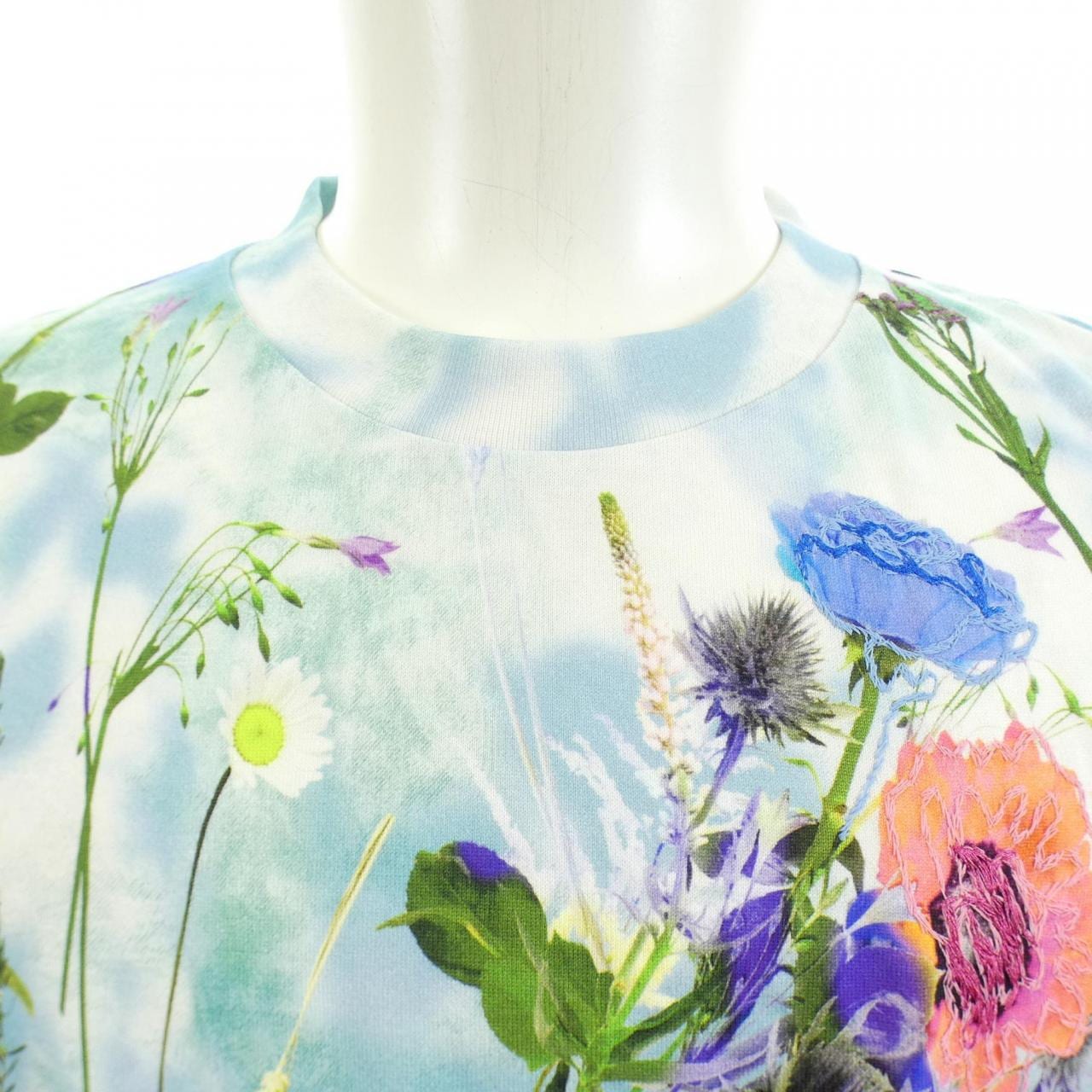 ルイヴィトン LOUIS VUITTON エンブロイダリーフラワー HIY96WNPG Tシャツ