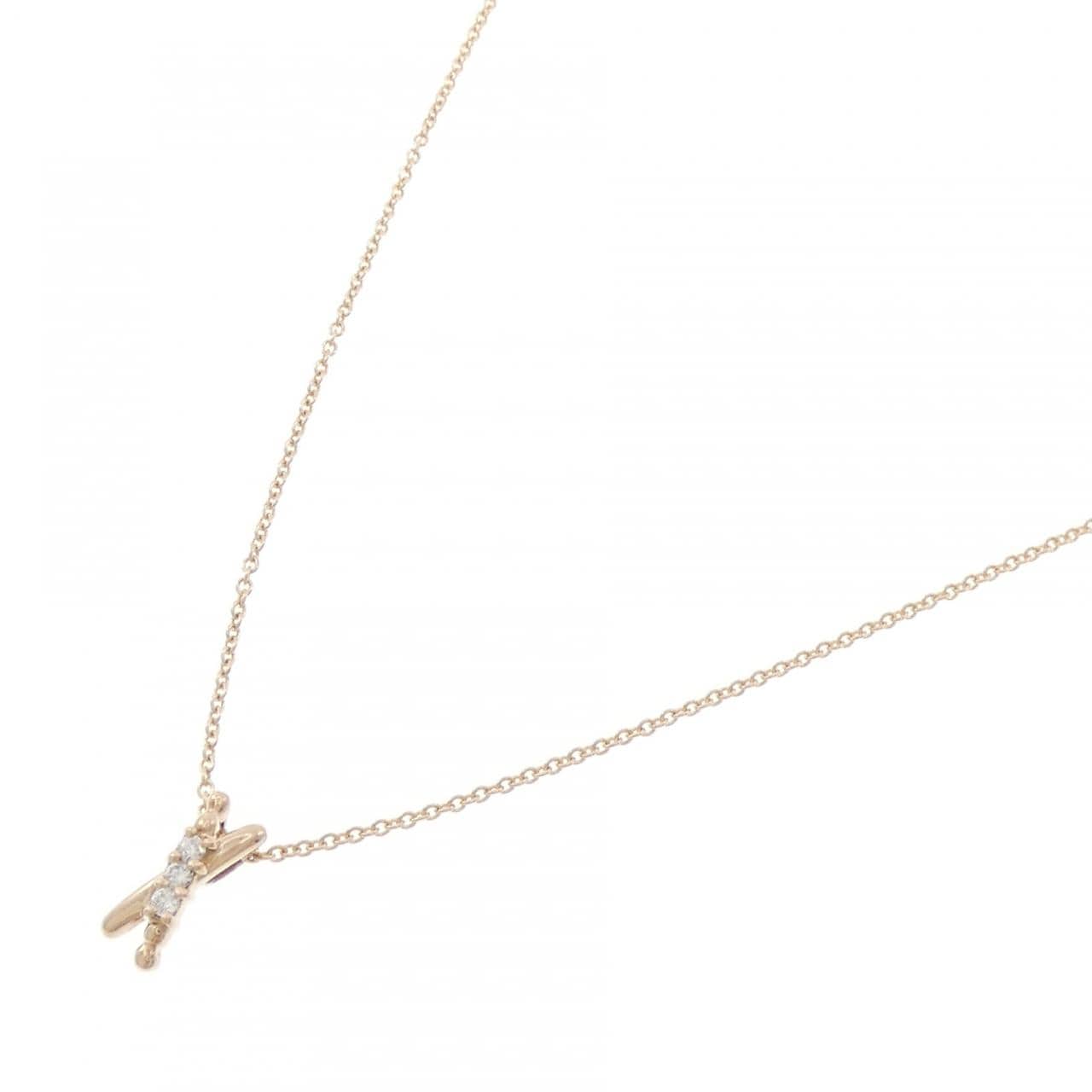 K18PG ダイヤモンド ネックレス