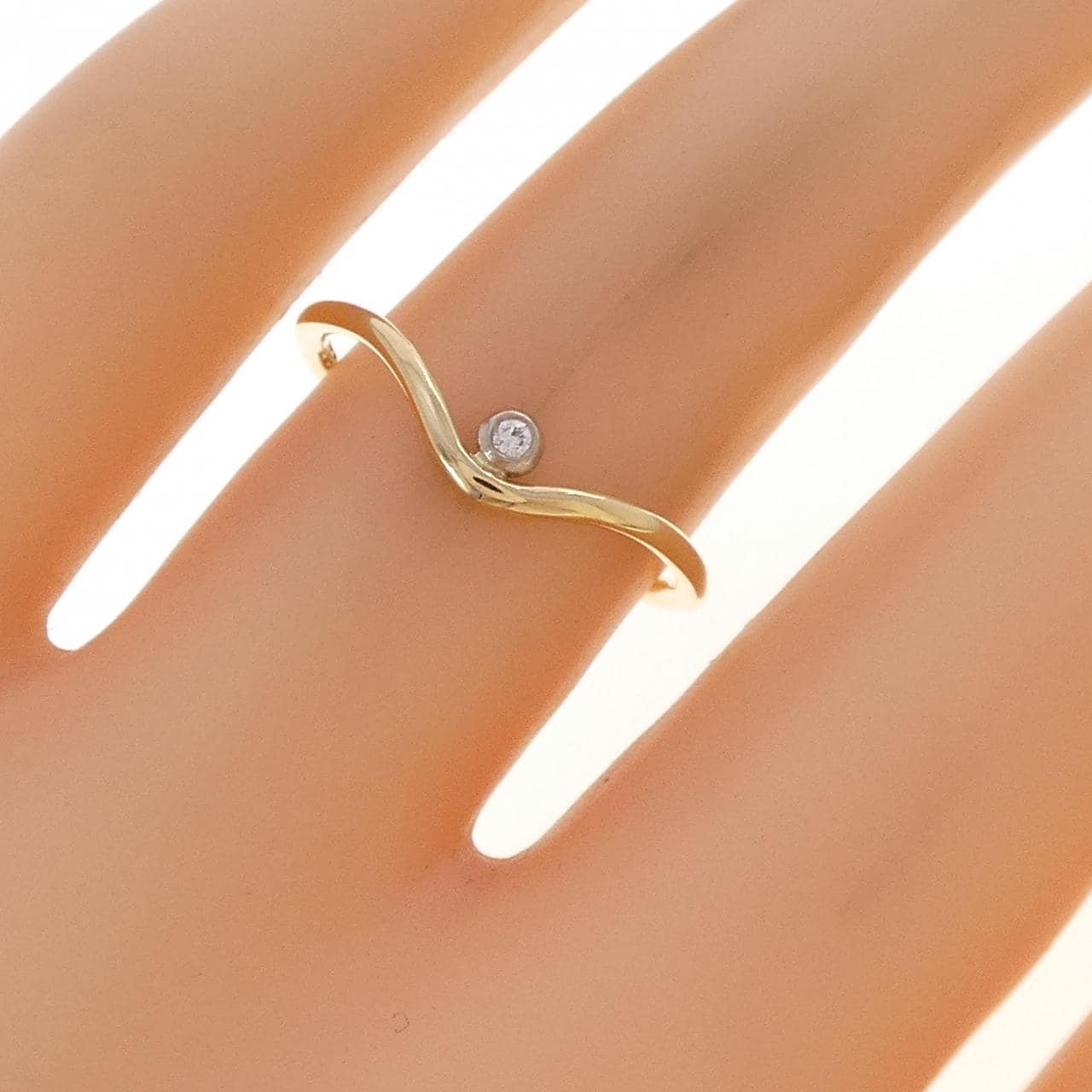 750YG/750WG ダイヤモンド リング
