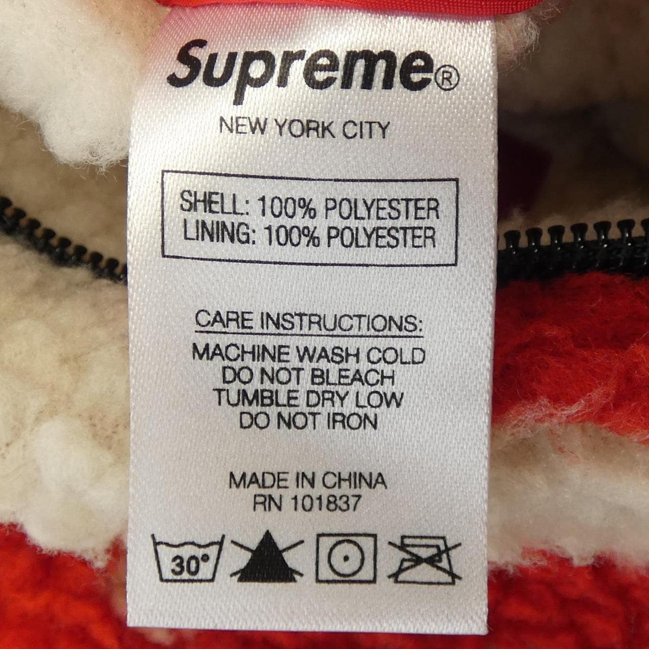 シュプリーム SUPREME REVERSIBLE LOGO FLEE ジャケット
