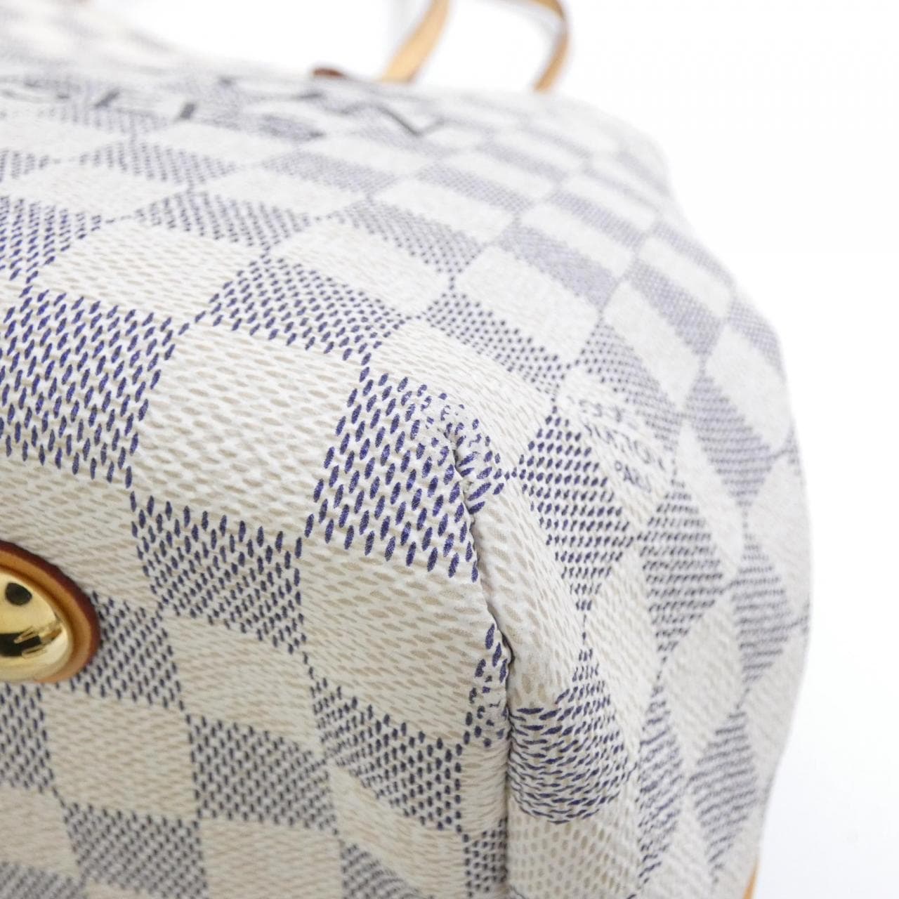 LOUIS VUITTON Damier Azur Hippo 中号包 N41375