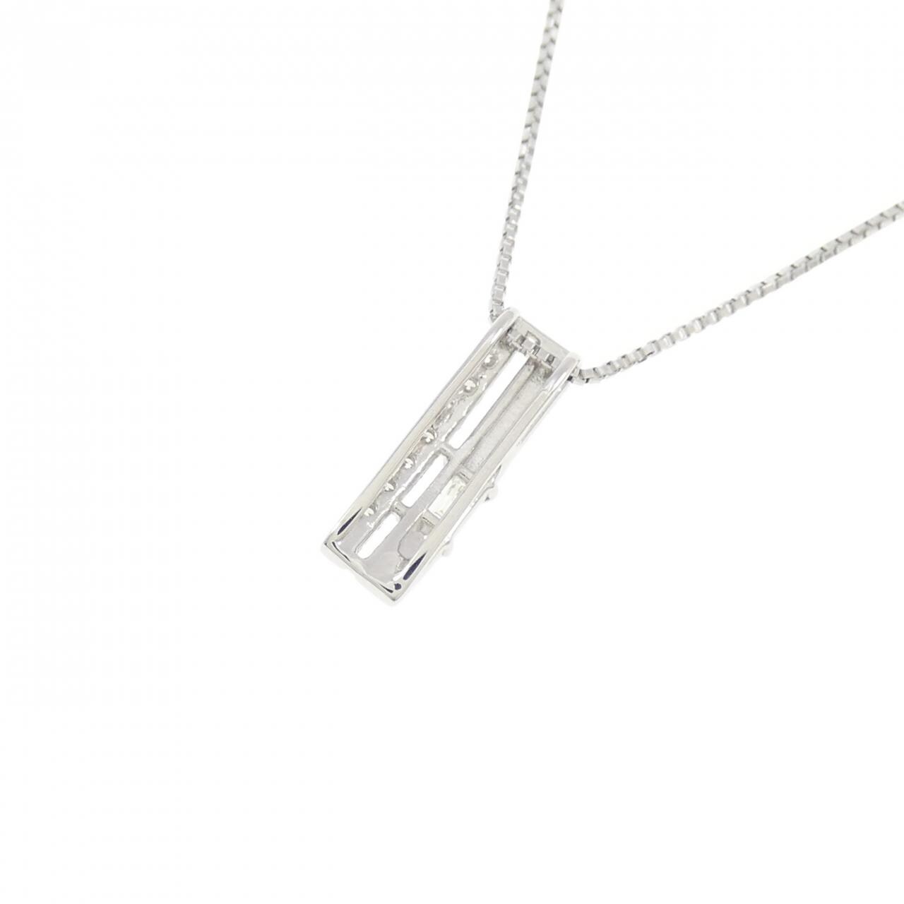 【新品】PT900/PT850 ダイヤモンド ネックレス 0.12CT