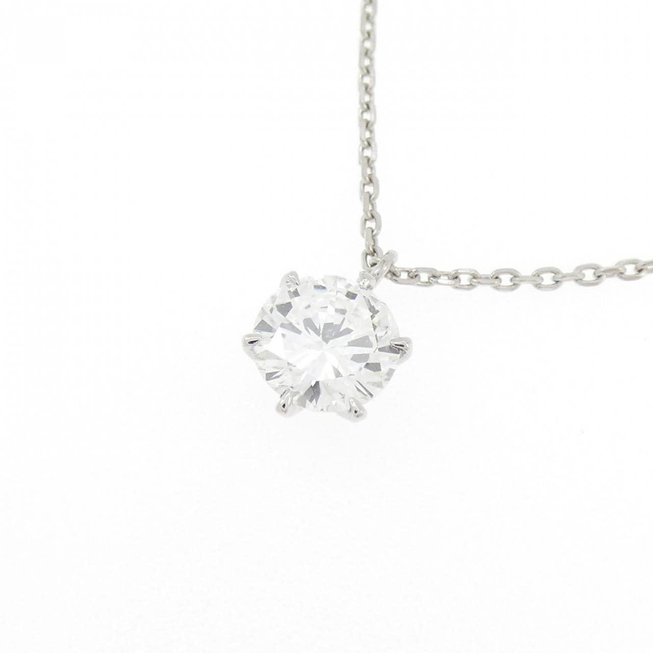 PT900/PT850 ダイヤモンド ネックレス 0.679CT F VS1 Good