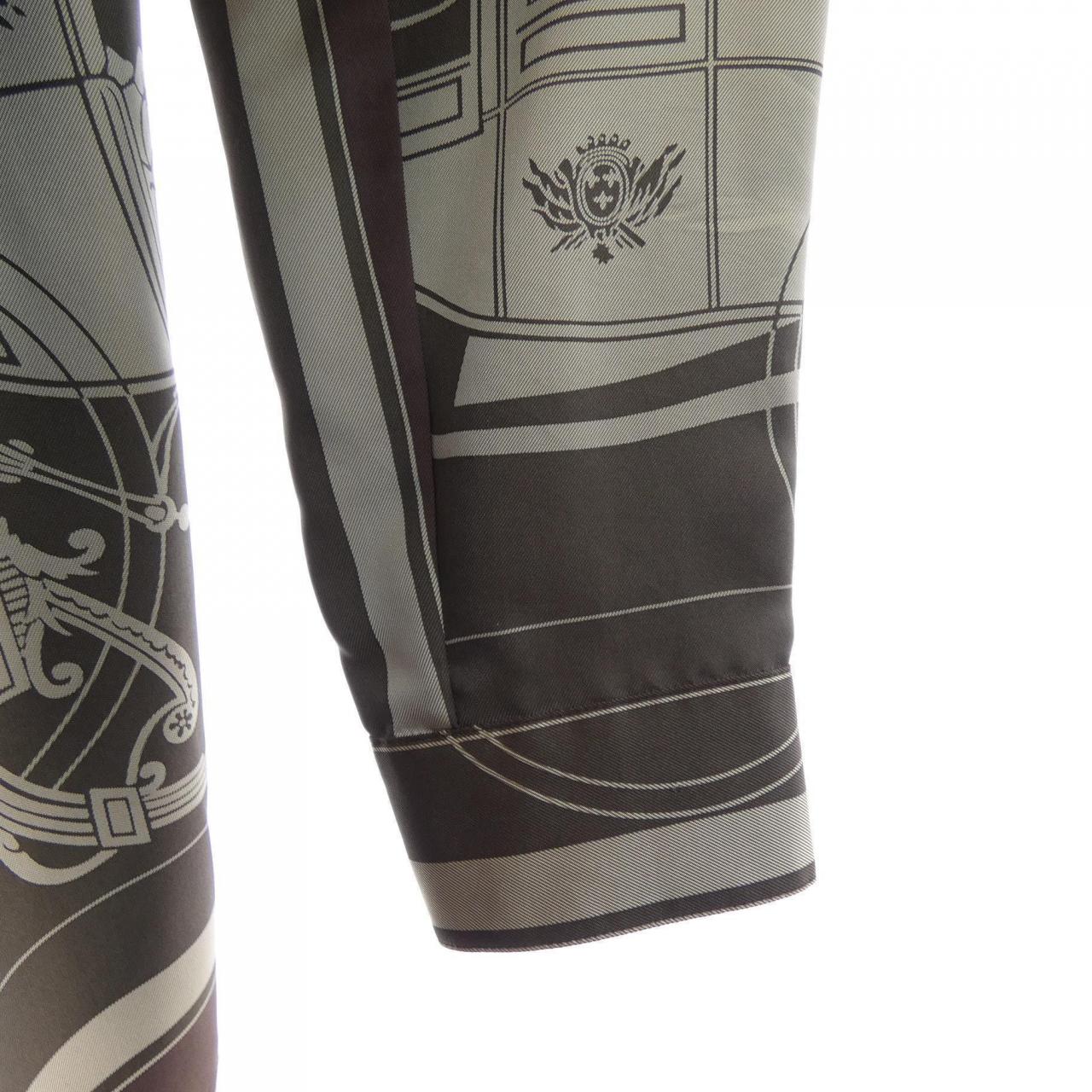 【ヴィンテージ】エルメス HERMES EX-LIBRIS ツイルレーヌ. シャツ