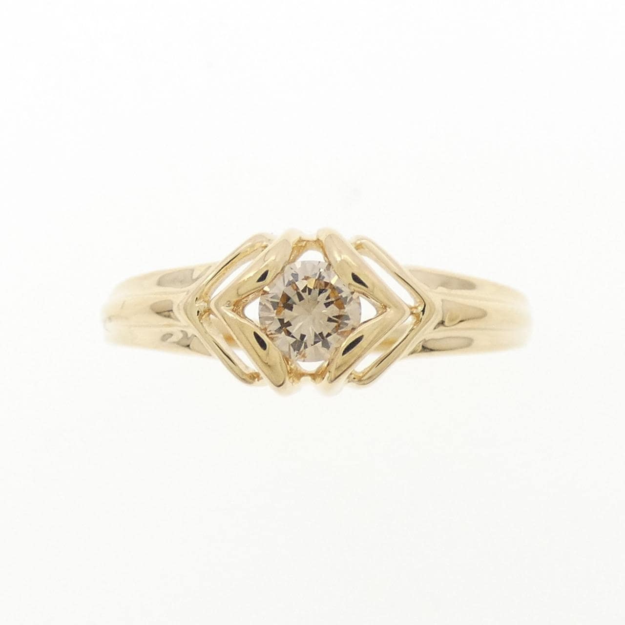 K18YG ダイヤモンド リング 0.20CT