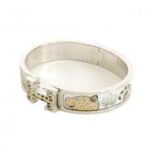 【未使用品】エルメス LES LEOPARDS クリック アッシュ PM 702318FP ブレスレット
