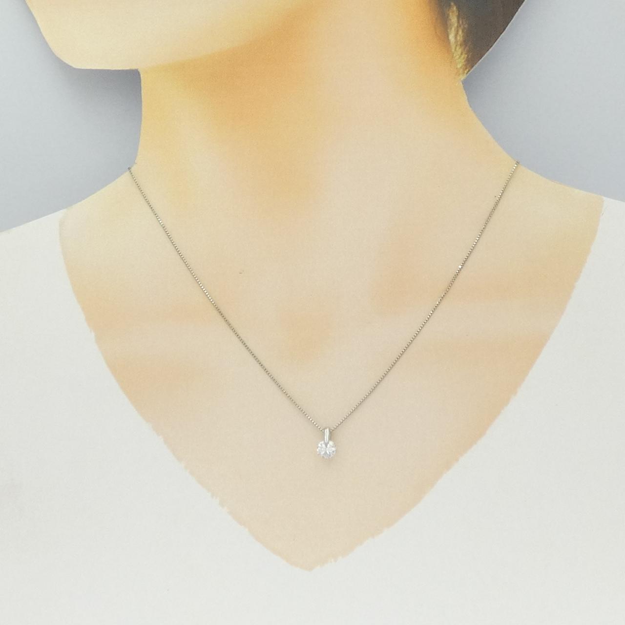 PT900/PT850 ダイヤモンド ネックレス 0.566CT