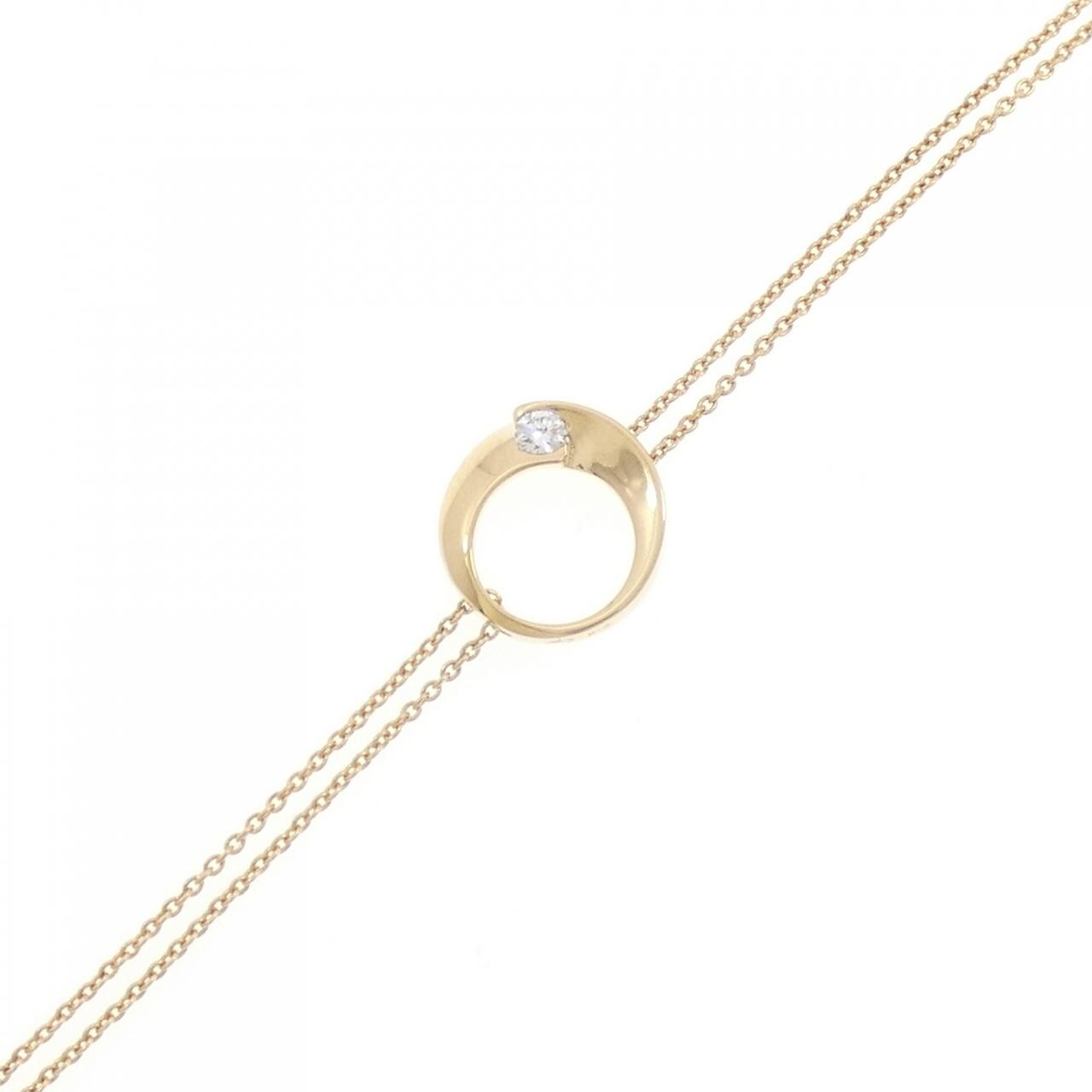 K18YG ダイヤモンド ブレスレット 0.10CT