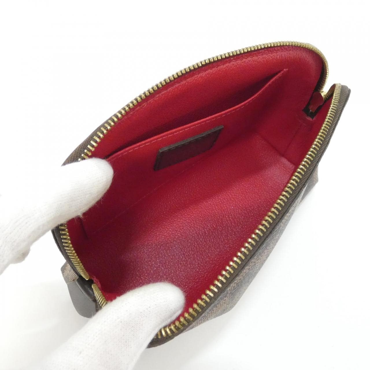 ルイヴィトン ダミエ ポシェット コスメティック PM N47516 ポーチ