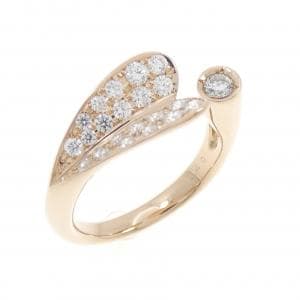 K18PG ダイヤモンド リング 0.40CT