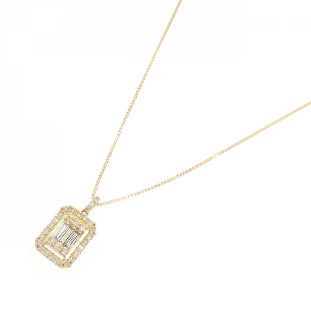 【新品】K18YG ダイヤモンド ネックレス 0.30CT