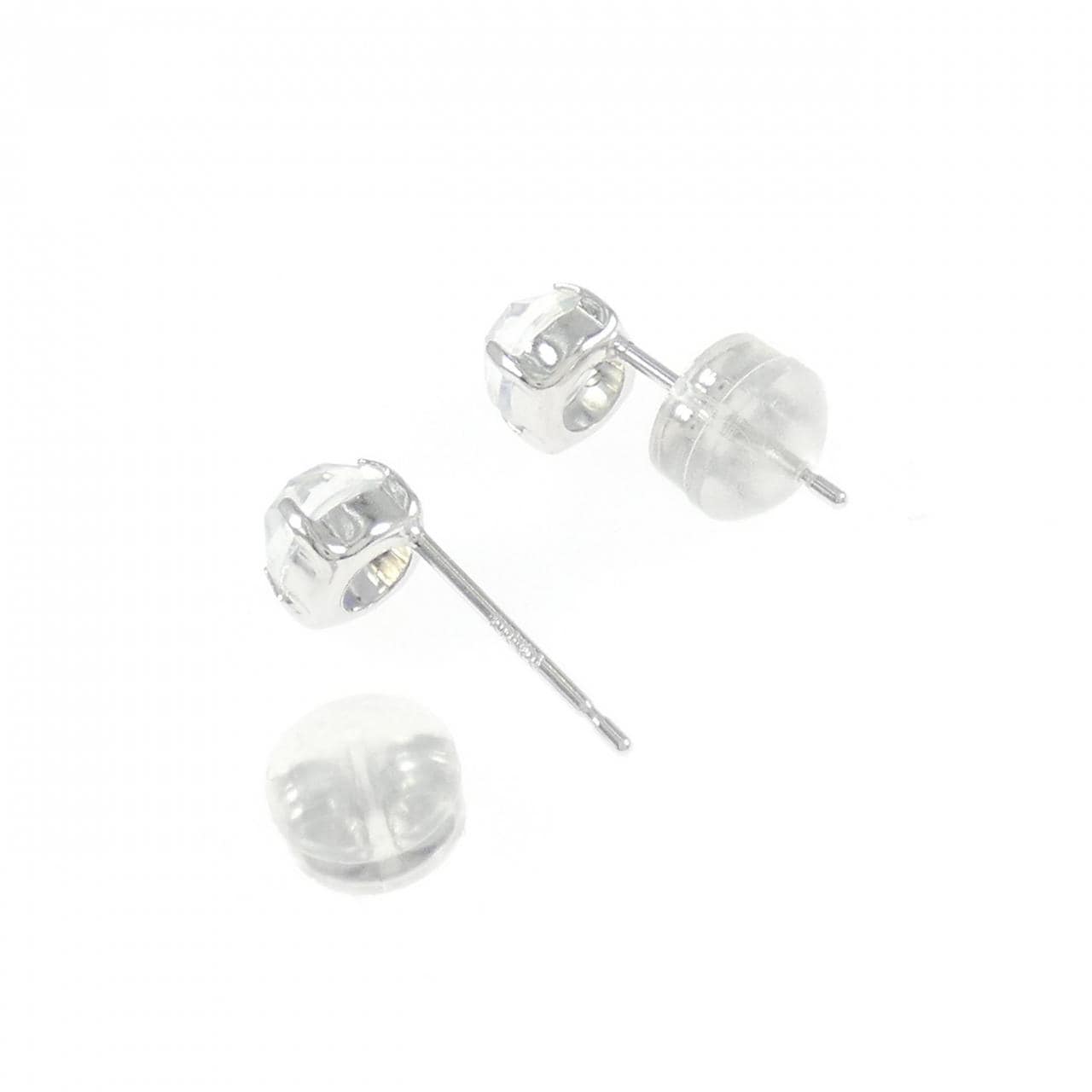 【新品】K18WG ムーンストーン ピアス