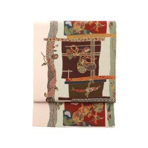 名古屋帯　染帯　全通柄