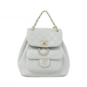 ゆきちゃんCHANEL リュック・バックパック グレー・未使用 org.jpg