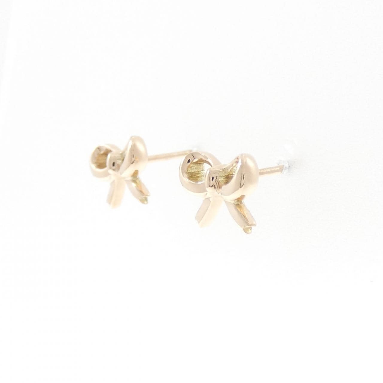 K10PG リボン ピアス