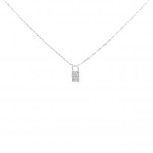 K18WG ダイヤモンド ネックレス 0.05CT