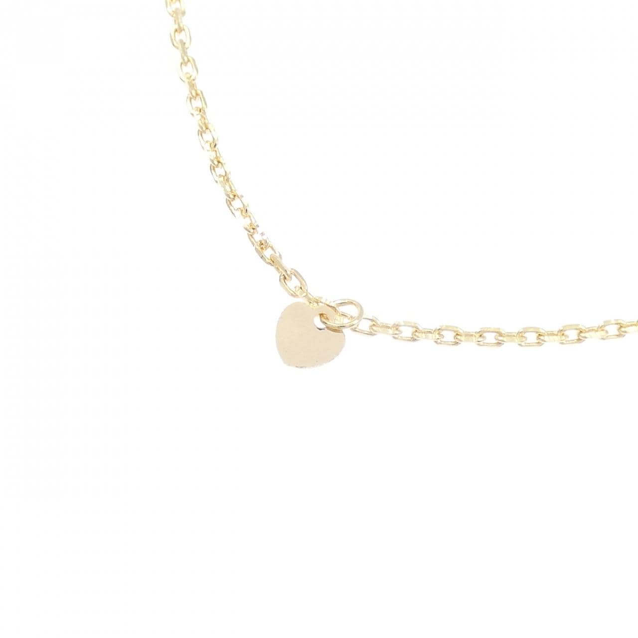 K18YG ハート ネックレス