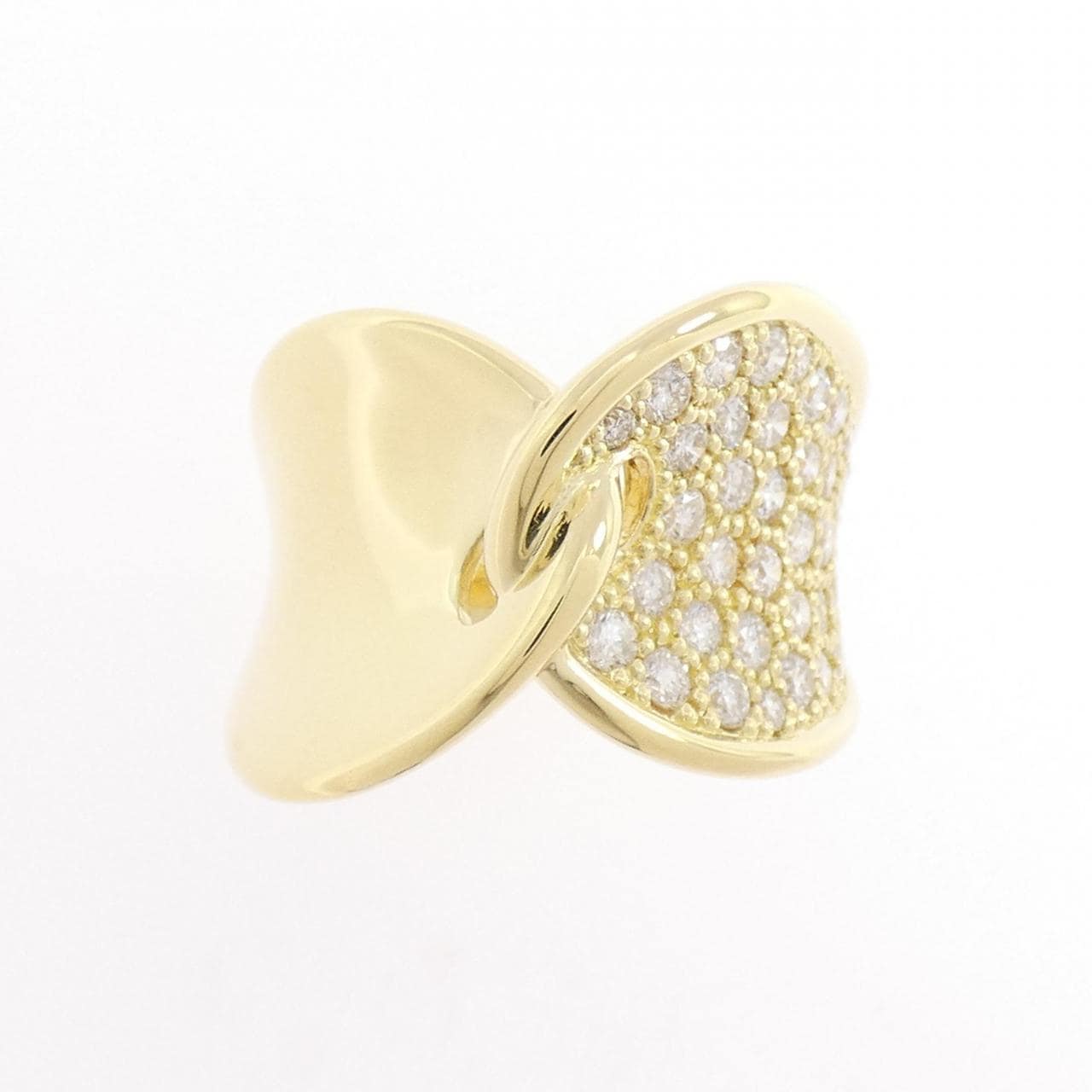 K18YG ダイヤモンド リング 0.89CT