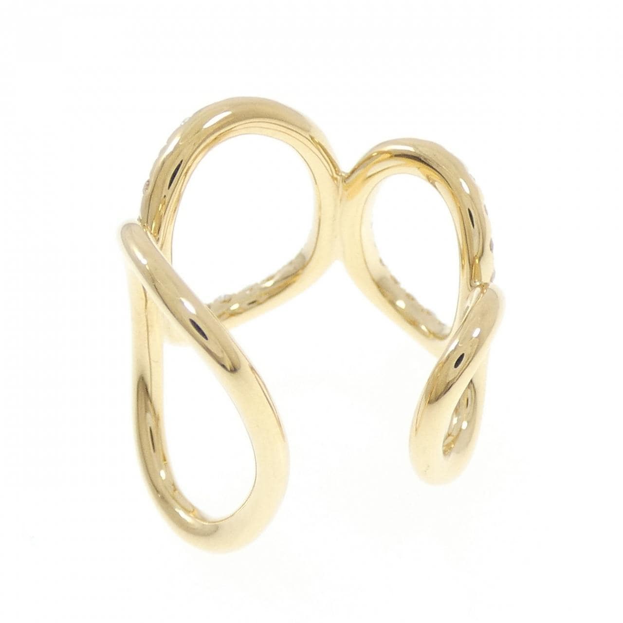 750YG ダイヤモンド リング 0.75CT