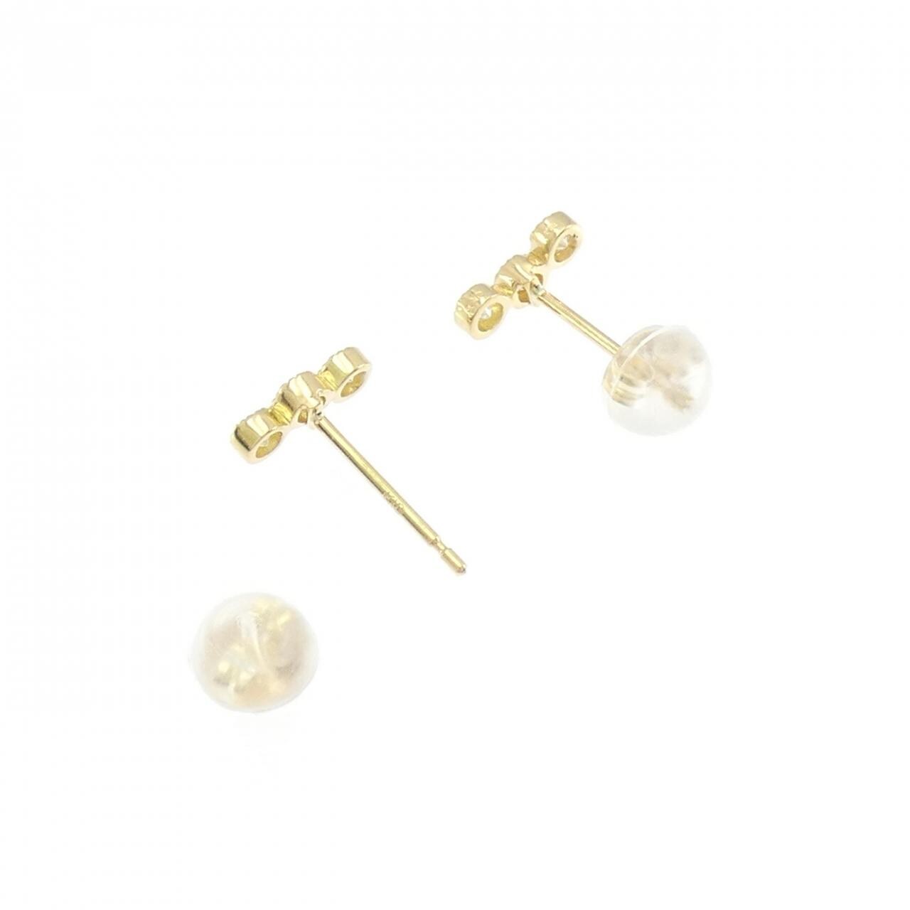 【リメイク】K18YG ダイヤモンド ピアス 0.20CT