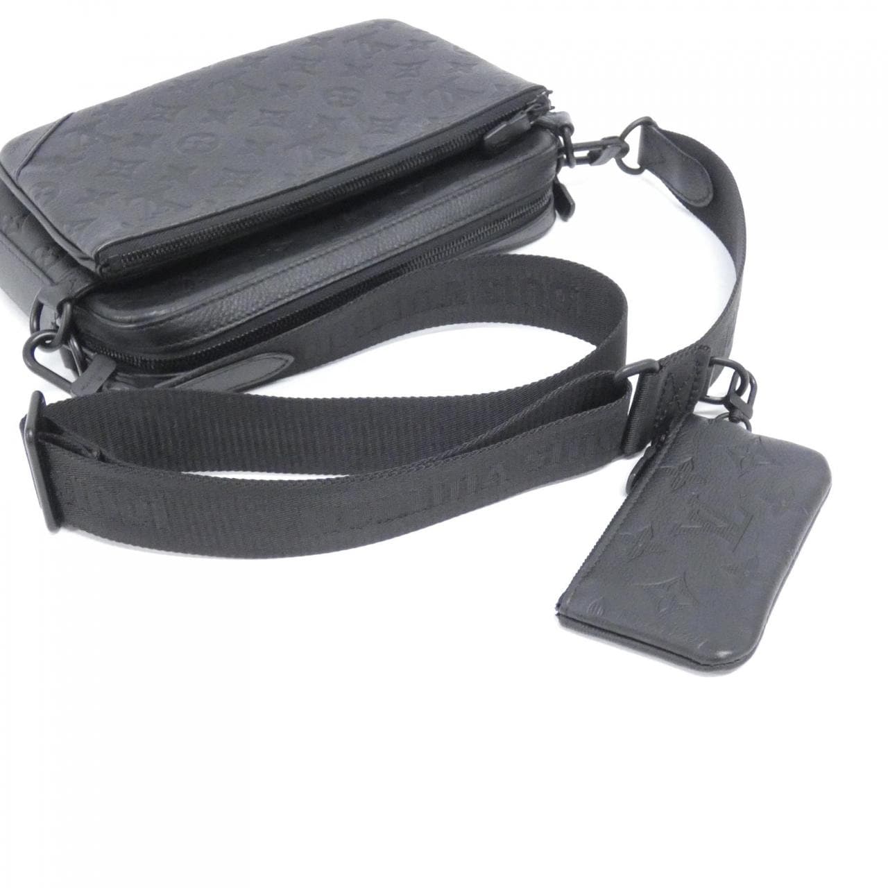 ルイヴィトン モノグラム シャドウ トリオ メッセンジャー M46602 ショルダーバッグ