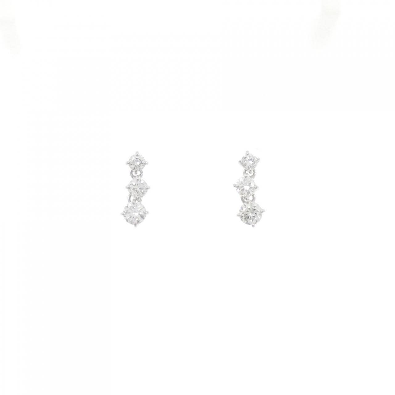 ミキモト ダイヤモンド ピアス 0.34CT