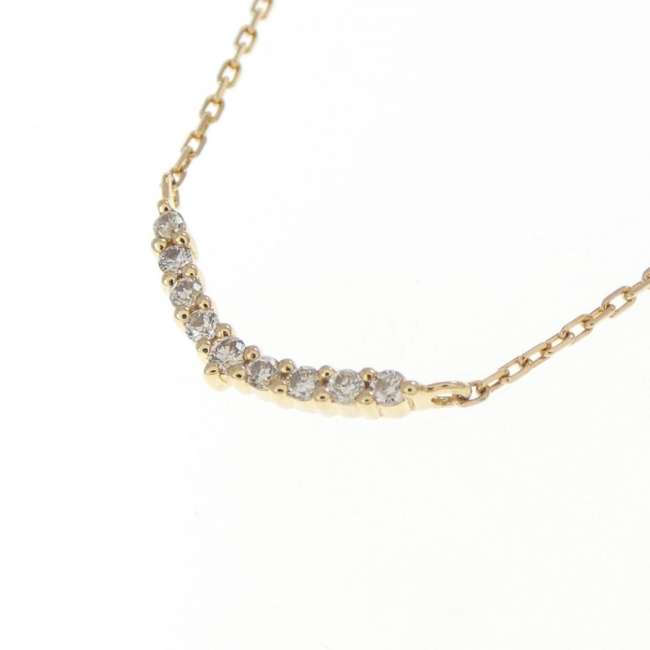 アガット ダイヤモンド ネックレス 0.04CT