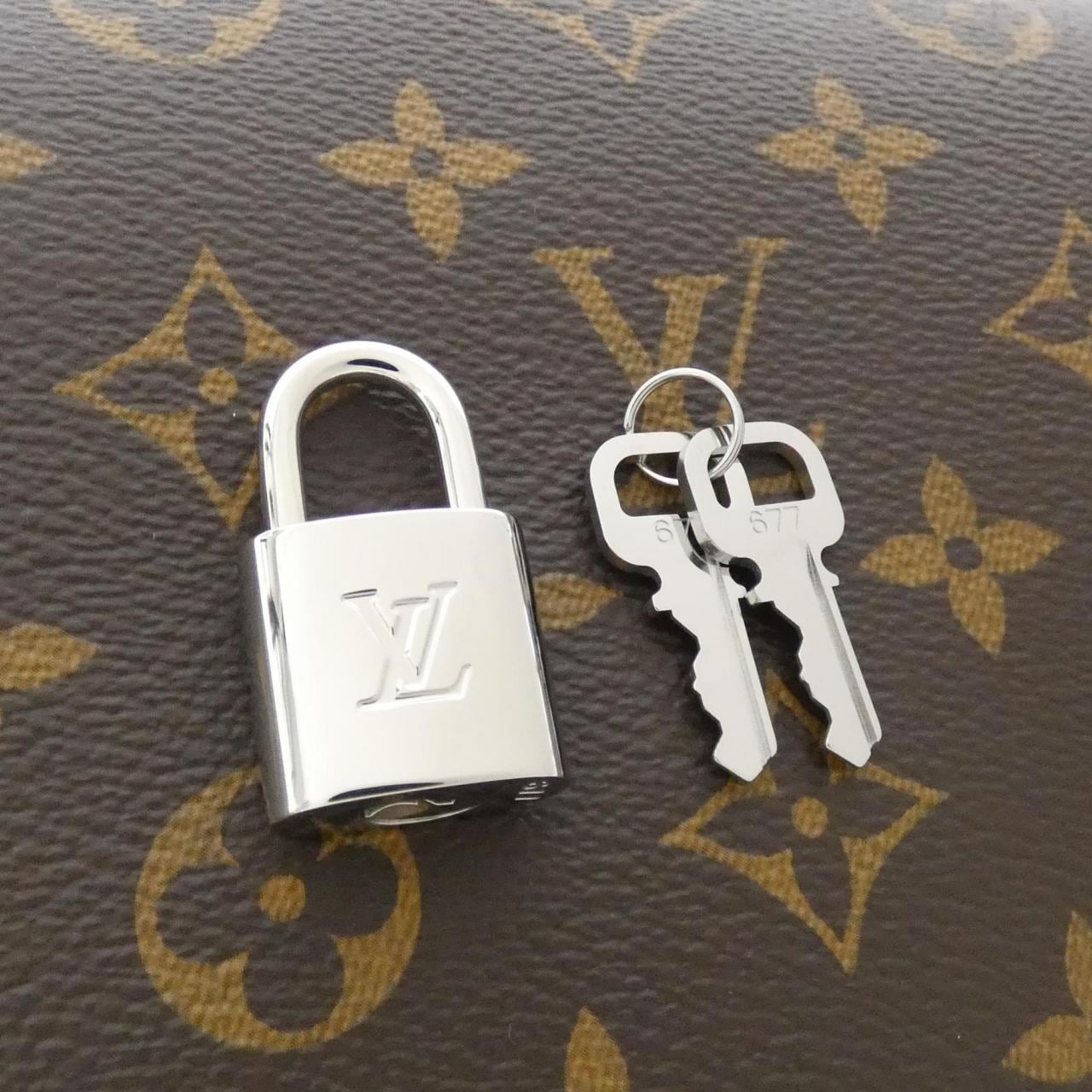 ルイヴィトン モノグラム ブラック スピーディ バンドリエール ソフト 30cm M12243 ボストンバッグ