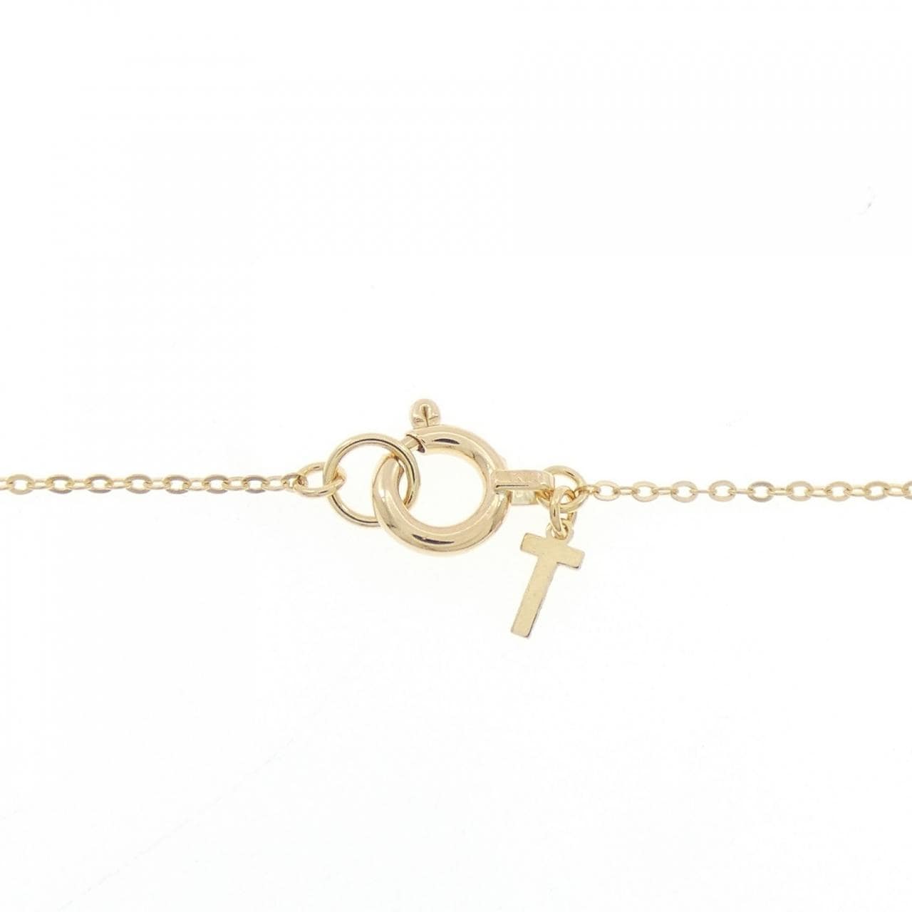 K18YG スマイル ダイヤモンド ネックレス