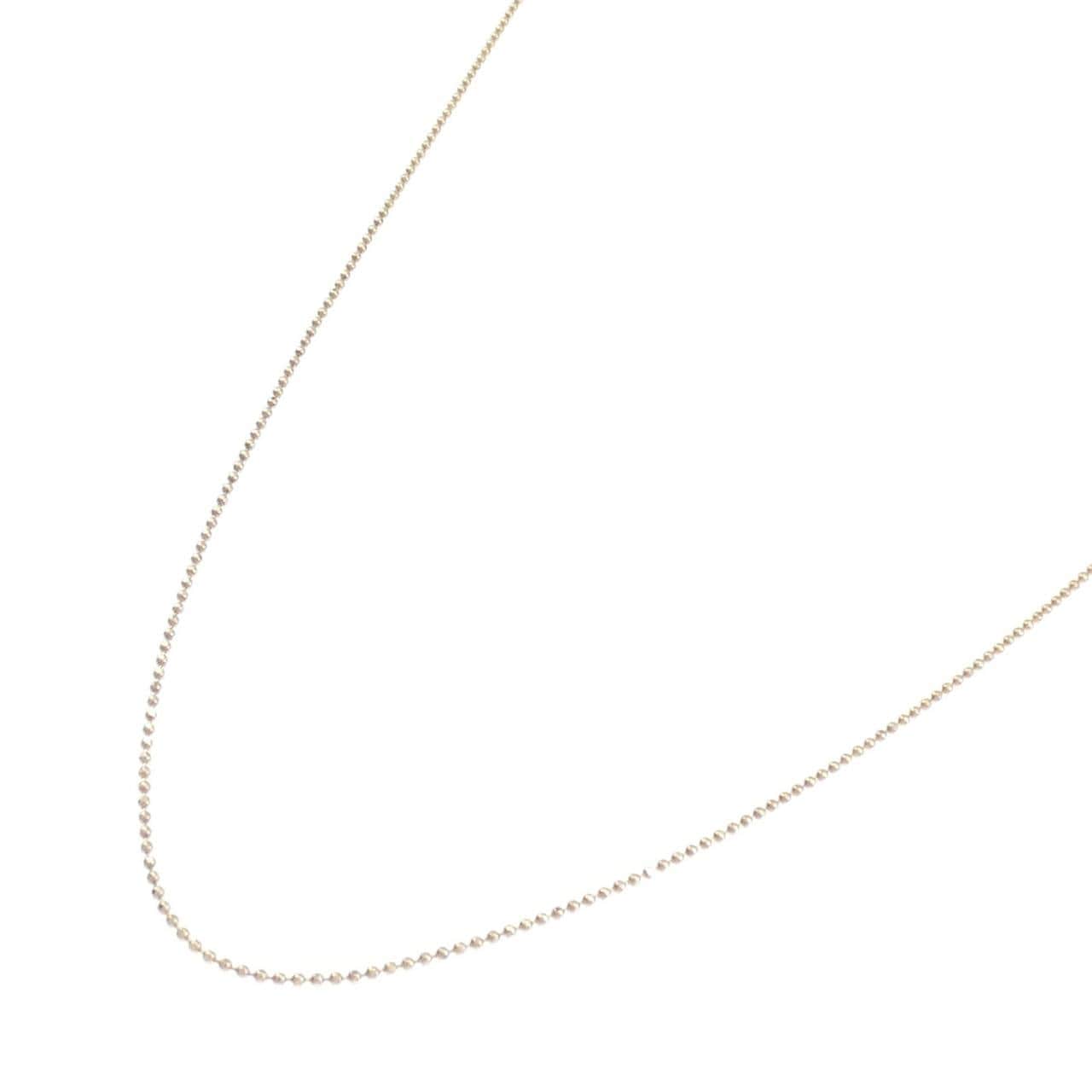 K18YG ボール チェーン ネックレス