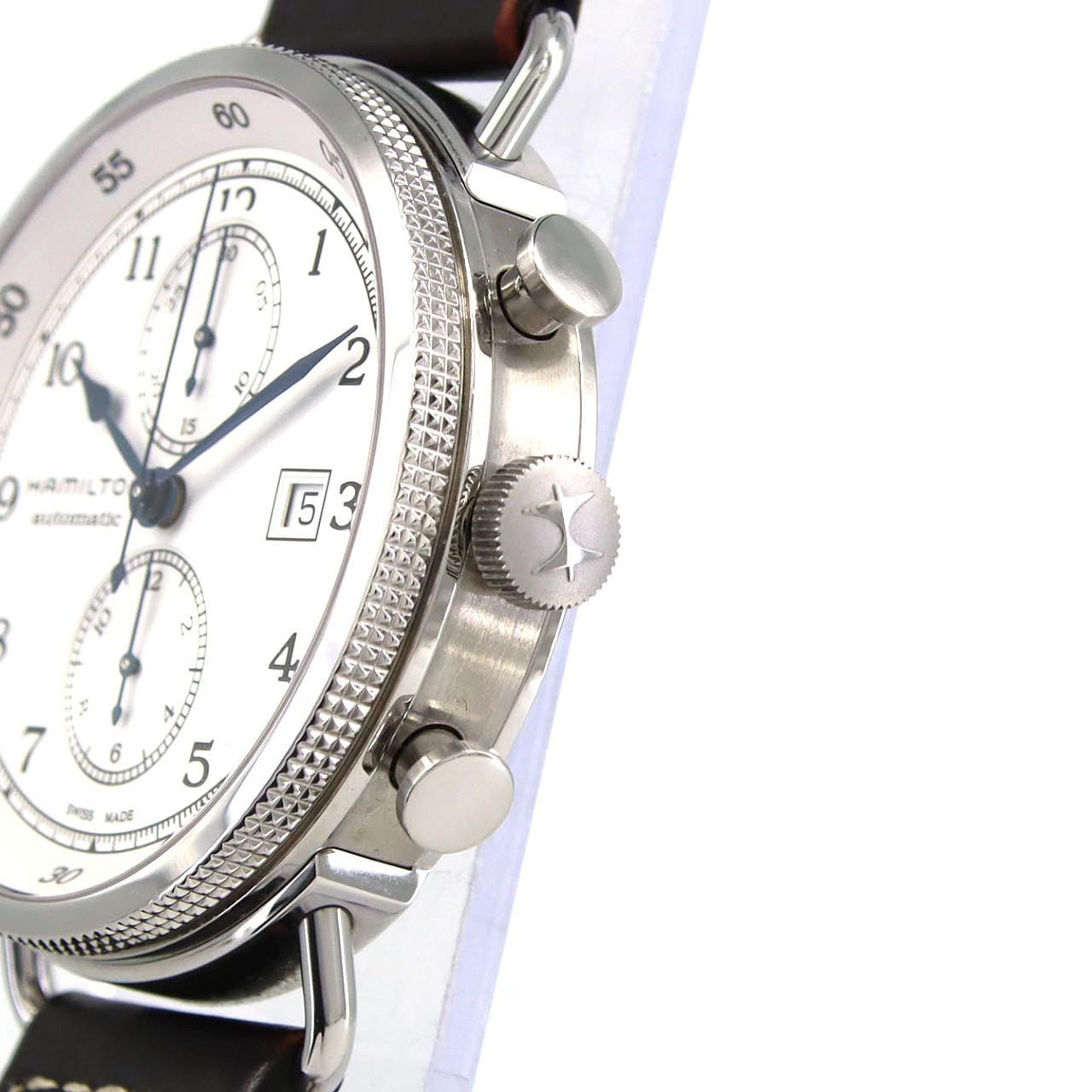 HAMILTON Khaki Navy Pioneer Auto Chrono H777060/H77706553 Stainless Steel Automatic