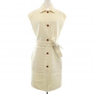 エルメス HERMES クルードセル ラムスキンボタン ダブルフェイス 4E0101DA ロングベスト