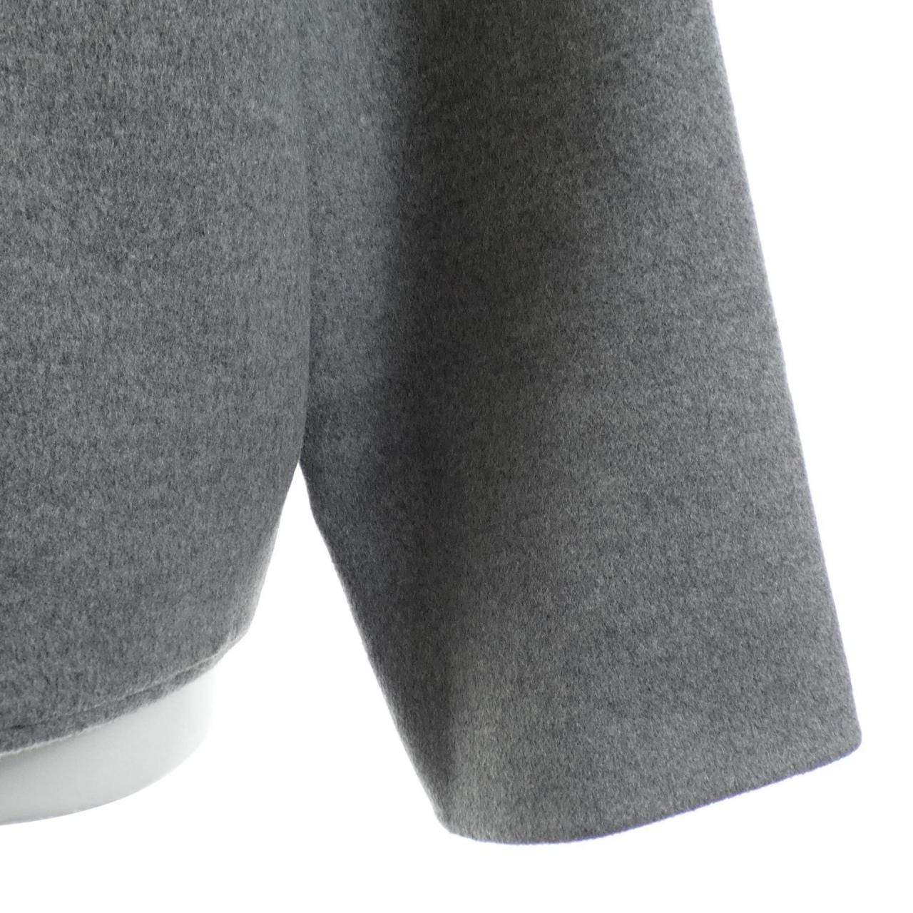 エルメス HERMES ダブルフェイス クルードセル ラムスキンボタン 4H0102DA ジャケット