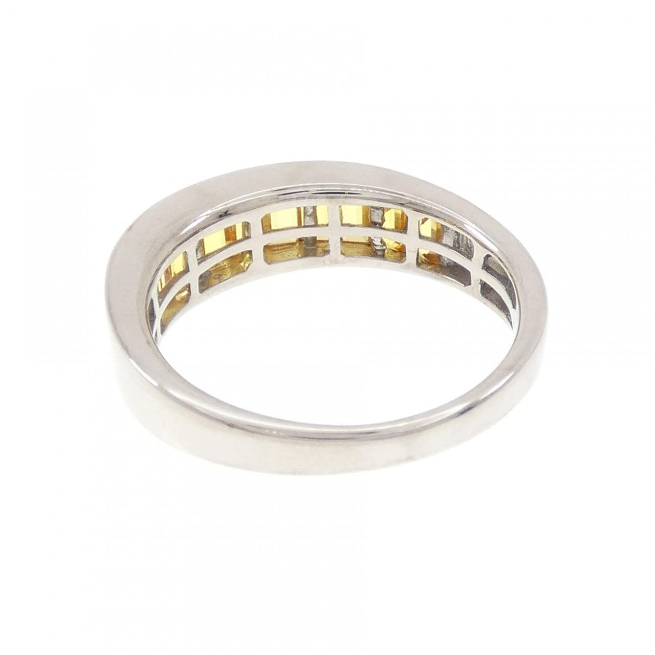 K18WG サファイヤ リング 1.74CT