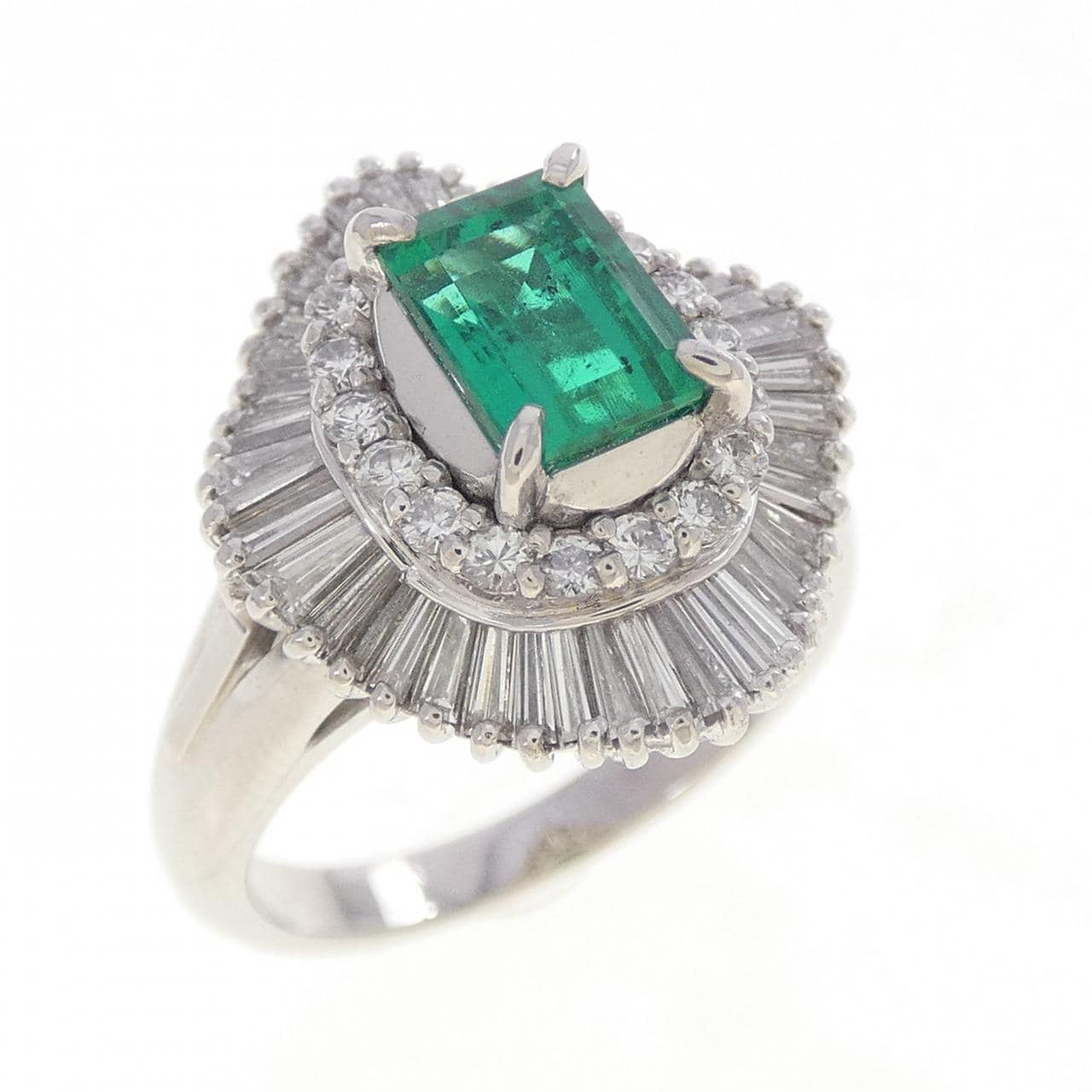 PT900 エメラルド リング 1.02CT コロンビア産