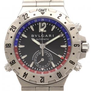 【ノーメンテナンス還元価格】ブルガリ ディアゴノプロフェッショナルGMT GMT40S/GMT40SSD SS 自動巻