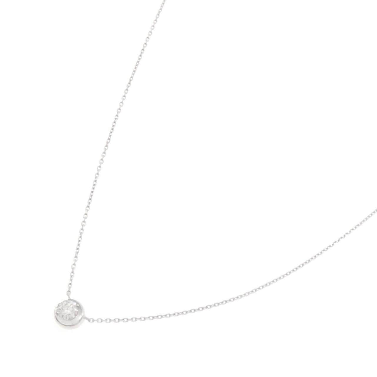 スタージュエリー ムーン ダイヤモンド ネックレス 0.14CT