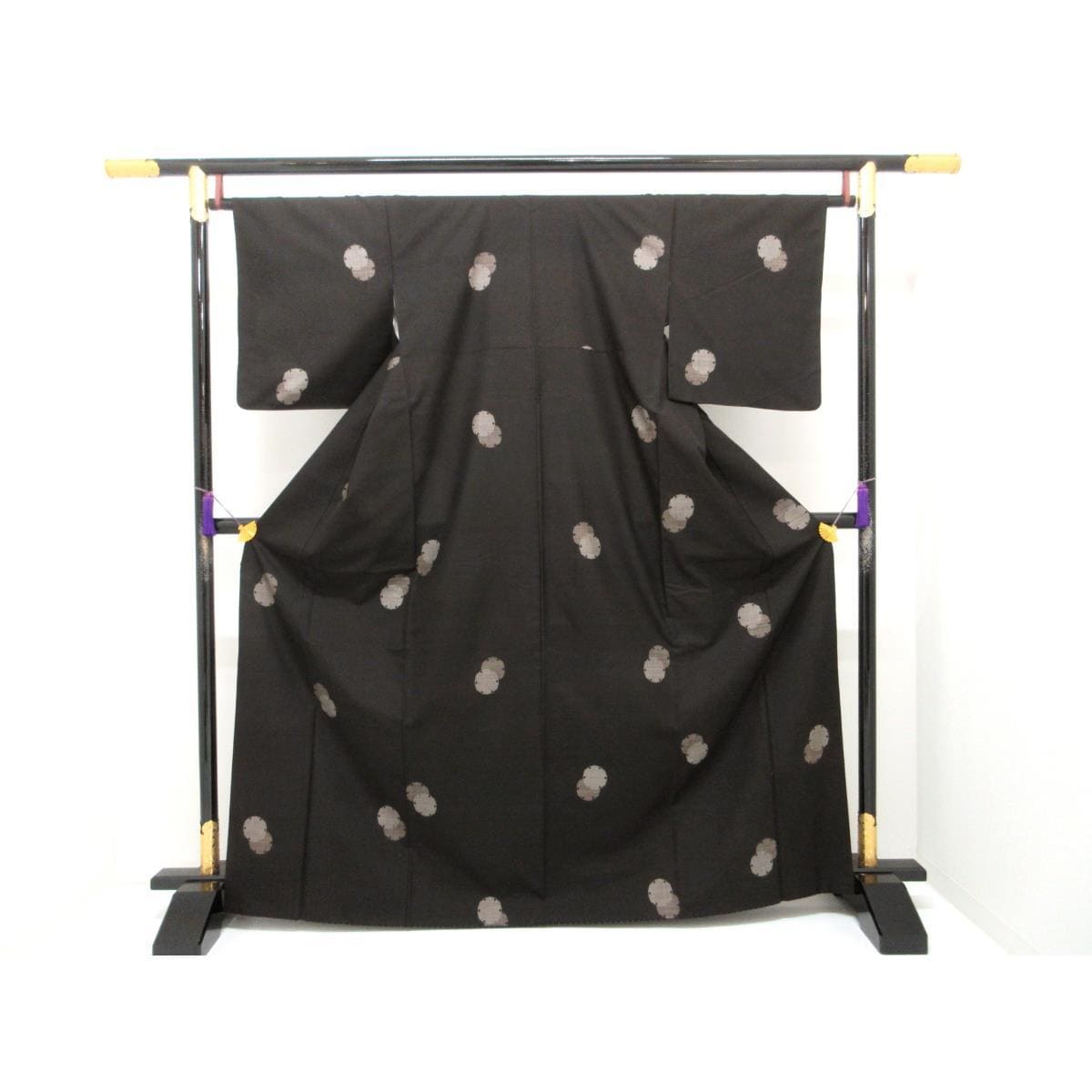 紬　九マルキ　証紙付【本場奄美大島紬】