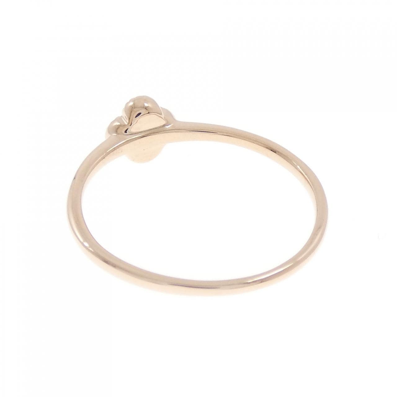 K10PG花蓝宝石戒指