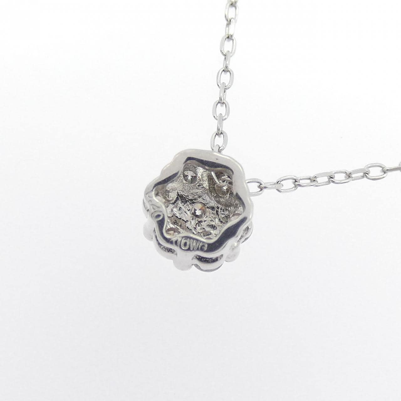 K10WG ダイヤモンド ネックレス 0.20CT
