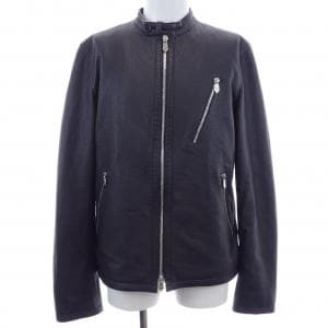 エルメス HERMES OD-0829 レザーライダースジャケット