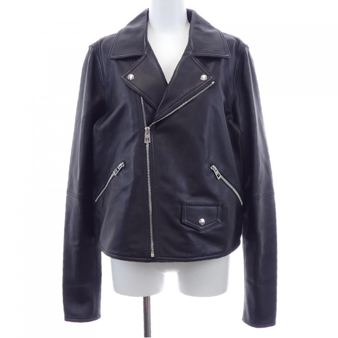 ロエベ LOEWE S359Y19L31 レザーライダースジャケット