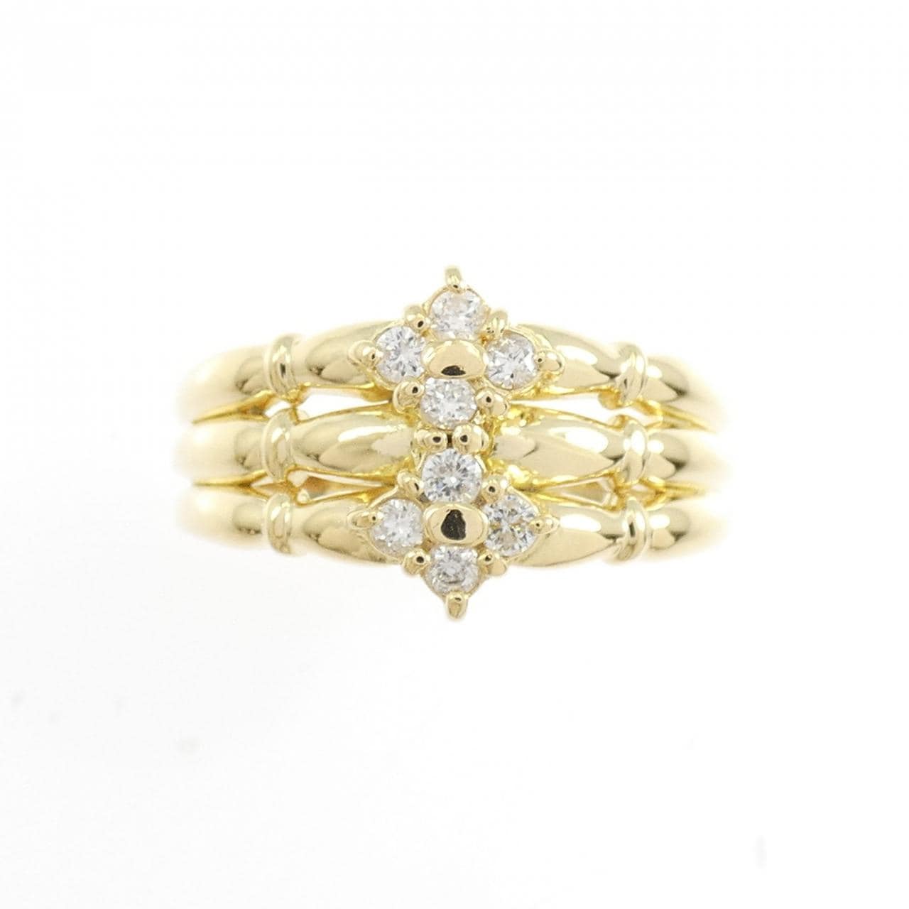K18YG ダイヤモンド リング 0.16CT