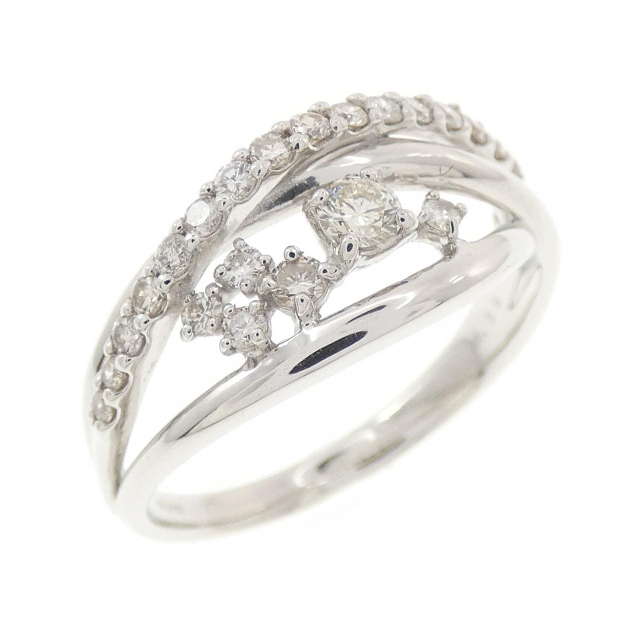 PT950 ダイヤモンド リング 0.38CT