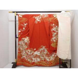 振袖　友禅金彩加工　きもの・長襦袢　２点セット