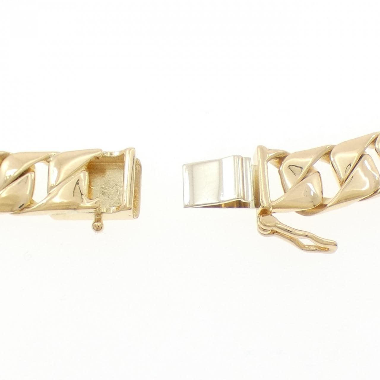 K18YG/PT850 ダイヤモンド ブレスレット 0.38CT