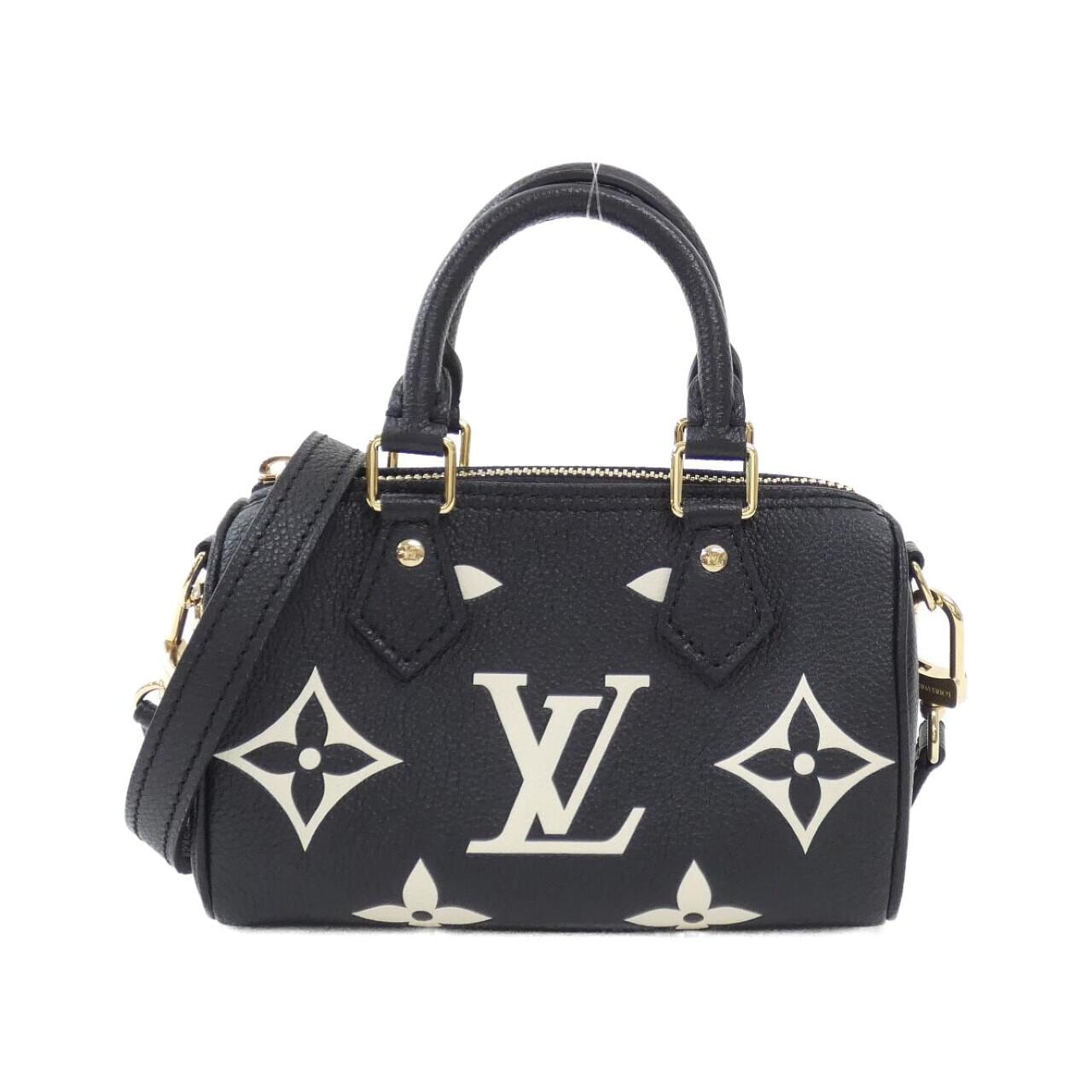 LOUIS VUITTON双色Monogram Empreinte Nano Speedy M81456 波士顿包